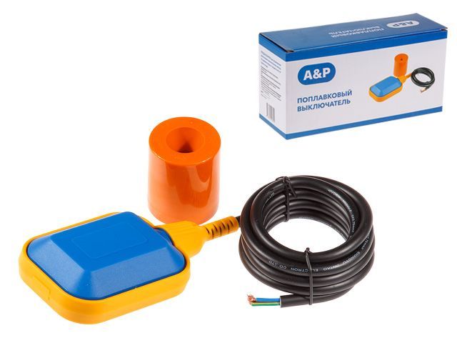 Поплавковый выключатель с кабелем 2.0 м  A&P AP03A05200