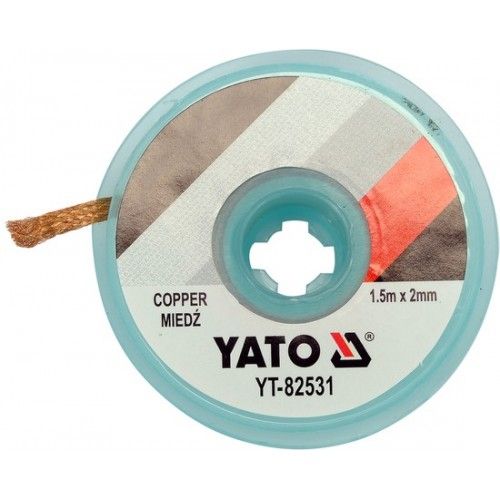 Медная лента для удаления припоя 2.0mm х 1.5м   YATO YT-82531
