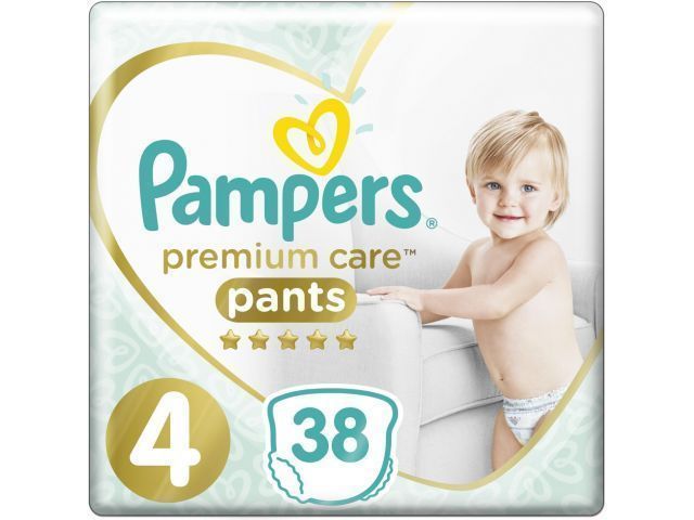 Подгузники-трусики детск. однораз. Premium Care Pants Maxi (9-15 кг) 38 шт. ...PAMPERS 
