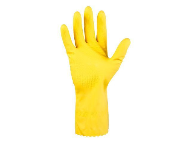 Перчатки К80 Щ50 латексн. защитные промышлен., р-р 9/L, желтые (индив. уп)  ...JETA SAFETY JL711-L(Y)