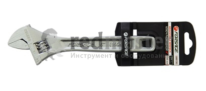Ключ разводной Profi CRV 6"-150мм (захват 0-20мм)  Forsage F-649150