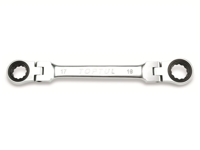 Ключ накидной 16х18 мм. с поворотными трещотками  Toptul AOAE1618