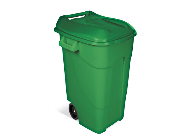 Контейнер для мусора пластикиковый 120л, зелёный  TAYG 424007