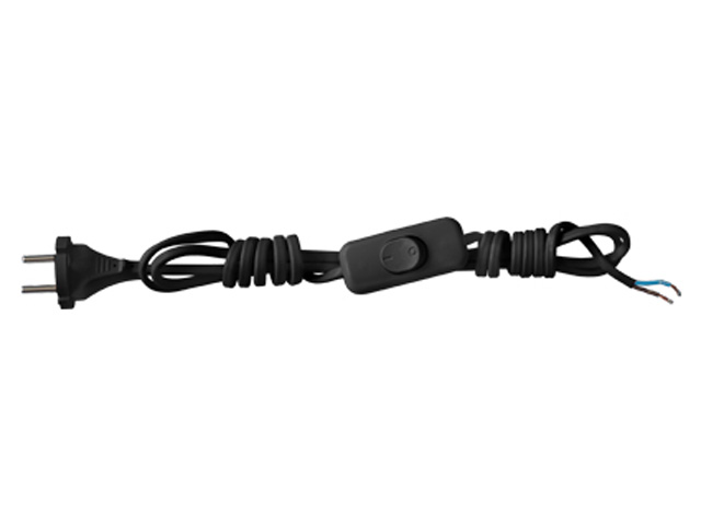 Выключатель на шнуре 0.75mm, 2m  (Выключатель установленный на шнуре армированном вилкой)  ...BYLECTRICA ШАВ2-6,0-0,75-2,0ч