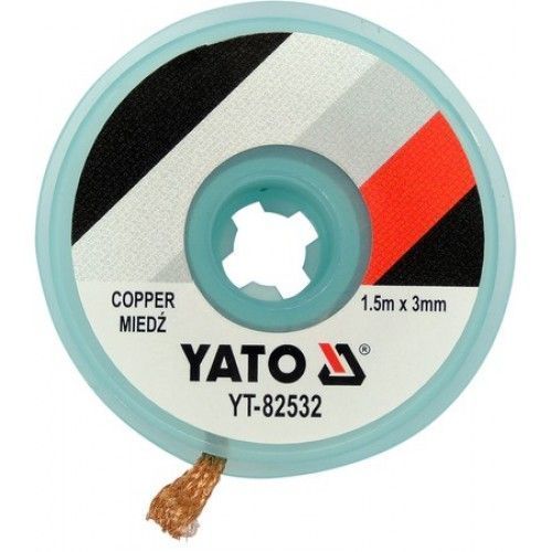 Медная лента для удаления припоя 3.0mm х 1.5м   YATO YT-82532