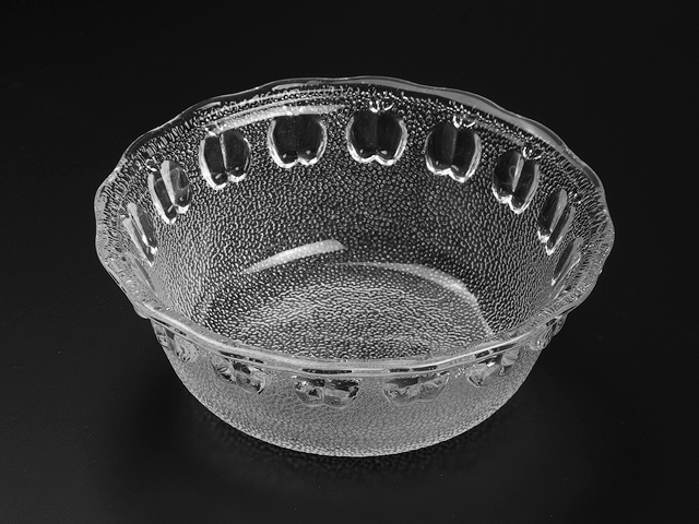 Салатник стеклянный, круглый, 140 mm, Яблоки  PERFECTO LINEA 22-145220