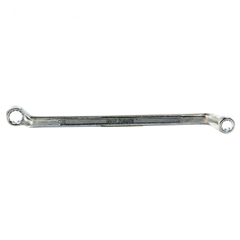 Ключ накидной коленчатый, 8 х 10 mm, хромированный  Sparta 147365