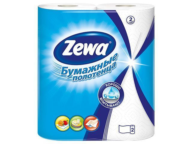 Полотенца бумажные кухонные 2 рул.  ZEWA 201121221