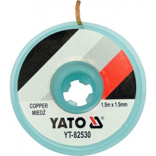 Медная лента для удаления припоя 1.5mm х 1.5м   YATO YT-82530