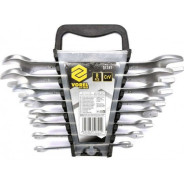 Ключи рожковые 6-22мм (набор 8пр.) CrV  VOREL 51741