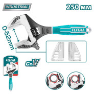 Ключ разводной 250 мм  TOTAL THT10210G