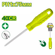 Oтвертка крестовая PH1x75мм  DYLLU DTSD4913