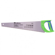 Ножовка по дереву "Зубец", 450 мм, 7 TPI, зуб 2D, калёный зуб, 2-х компонентная рукоятка  ...Сибртех 23803