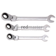 Ключ трещоточный с шарниром 11 мм.  Rock FORCE RF-75711F