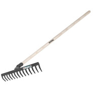 Грабли с деревянным черенком  TOTAL THTHW0204