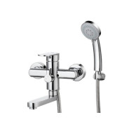 Смеситель для душа D35-A, серия 390 NOCE (Короткий поворотный L-излив. Эксцентриков нет)  ...ECONOCE EC0391