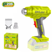 Фен строительный (термовоздуходувка) аккумуляторный, 20В, БЕЗ АКБ,   ...DYLLU DTKH1501