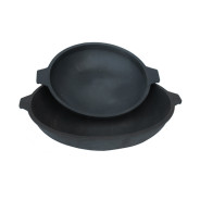 Сковорода-жаровня чугунная ф27.5х5.6 см, крышка к 4л казану  ...ЛЕГМАШ 16С25-07536844