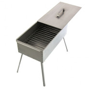 Коптильня двухъярусная 500x270x175 мм, 0.8 мм, с поддоном, на ножках PALISAD ...PALISAD HOME 69527