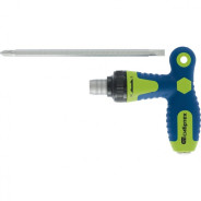 Отвертка реверсивная Т-образная комбинированная PH2/SL6, CrV  ...Сибртех 13364