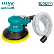 Пневмошлифмашина орбитальная,  150 мм,  10000 об/мин, 6,3 бар, 79,2 л/мин, подвод 1/4",   ...TOTAL TAT91501