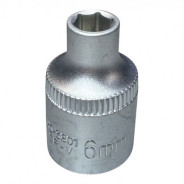 Головка торцевая 3/8" 6гр. 6мм L28мм CrV  H-D HD-3801