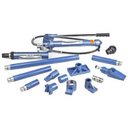 Растяжка гидравлическая, 10 т, набор из 17 предметов, 7 сменных насадок, в пласт. кейсе  ...Stels 51355