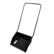 Движок для уборки снега пластиковый, 690х470х1420 мм, стальная рукоятка  ...Сибртех 61642