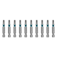 Бита Torx 25х50мм, сталь S2, шестигр., 10 шт. GROSS Gross 114071