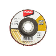 Лепестковый полировочный диск 125x22,23 мм, стекловолокно, угловой (сред. полир-ка)  ...MAKITA B-40808