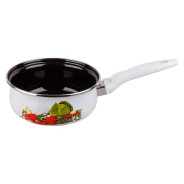 Ковш стальной эмалированный, 1.3 л, серия Урожай (подходит для всех типов плит, включая индукцию)  ...PERFECTO LINEA 51-881113