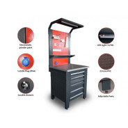 Верстак металический (H2050xW800xD730 мм.)  Rock FORCE RF-01Y0203