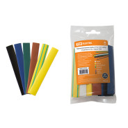 Термоусаживаемая трубка ТУТнг 10/5 набор, 7 цветов по 3 шт. 100мм,  ...TDM SQ0518-0505