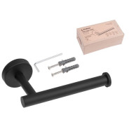 Держатель для туалетной бумаги, WATERLINE, черный/матовый, (Размер: 16х5.5х9.1 см.)  ...PERFECTO LINEA 35-031012