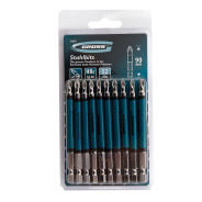 Набор бит PZ2 х90, сталь S2, 10шт. Gross Matrix 11201