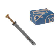 Дюбель-гвоздь 6х40 мм полипропилен потай (200 шт в карт. уп.) РБ  ...STARFIX SM-40894-200