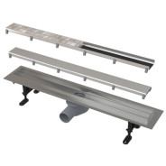 Водоотводящий желоб с двойной решеткой 650  Alcaplast APZ13-DOUBLE-650