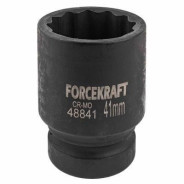 Головка ударная 1", 41мм (12гр.)  FORCEKRAFT FK-48841