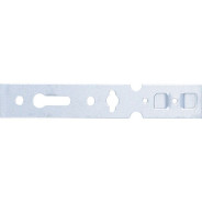 Пластина анкерная АО для оконного профиля KBE, VEKA, 150 мм (58 c), цинк  ...Сибртех 46556