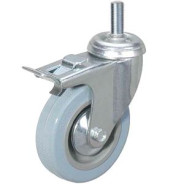 Колесо аппаратное поворотное SCtgb 42 100 мм с болтом и тормозом (F)  ...TOR 1003630