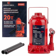 Домкрат бутылочный 20т (h min 235мм, h max 440мм)  EVERFORCE EF-T92007