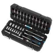 Набор инструментов, 1/4", CrV, 120 зубьев, 42 предмета  Gross 14146