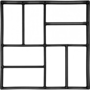 Форма для имитации плитки в свежем бетоне 400х400х40мм PP  VOREL 35064