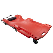 Лежак пластиковый подкатной на 6-ти колесах с фонарем на гибком удлинителе 40''(1050х490х95мм)  ...Rock FORCE RF-TRH6802-1