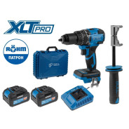 Аккум. дрель-шуруповерт SR 1806 R-series в чем. XLTpro БЕСЩЕТ., Удар., 18 В, 80 Н*м, 2х4 А*ч (Импуль...BULL 2329059