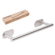 Держатель для полотенца самоклеящийся AQUARIUS, нержавеющая сталь  ...PERFECTO LINEA 35-041000