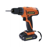 Шуруповёрт ДША-2 18ЭР/10ЛМ 18V, 2АКБ 1.5 А/ч, аккумуляторный кейс НОВИНКА!!!  ...Энкор 50026