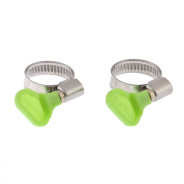 Хомуты металлические элемент крепления с формой ключа 20-35 мм, 2 шт.  ...Сибртех 47652