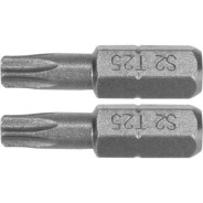 Бита TORX T25х25mm 1/4" (2шт) AlSl S2  YATO YT-77905