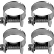 Хомуты зажимные 20-22/9мм (4шт)  VOREL 73786